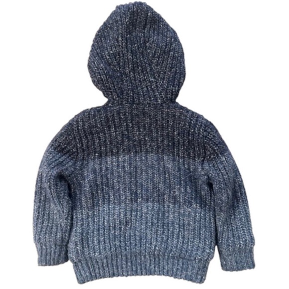 2PC Toddler Boy Faux Leather Jacket & Knit Sweater 12-18 Months - Picture 7 of 9